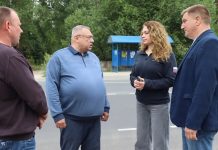 Министр автомобильных дорог Рязанской области осмотрела дорогу в Лашму в Касимовском округе